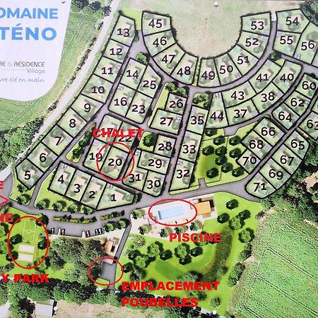 Chalet 3 Chambres Dans Un Domaine Prive Avec Piscine Chauffee Et City Park Marzan Kültér fotó