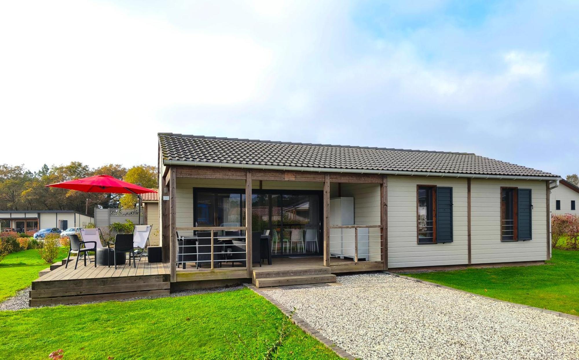 Chalet 3 Chambres Dans Un Domaine Prive Avec Piscine Chauffee Et City Park Marzan Kültér fotó