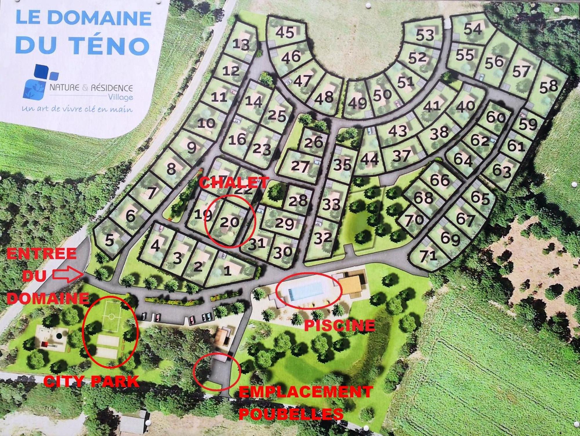 Chalet 3 Chambres Dans Un Domaine Prive Avec Piscine Chauffee Et City Park Marzan Kültér fotó